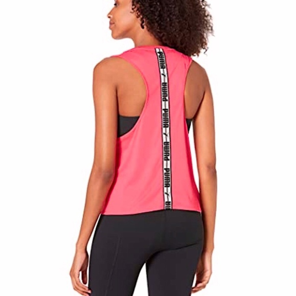 Puma Invert Cropped Coral Tank Top XL